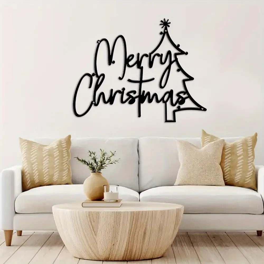 Vintage Fashion Buyer - Décoration murale de Noël en métal