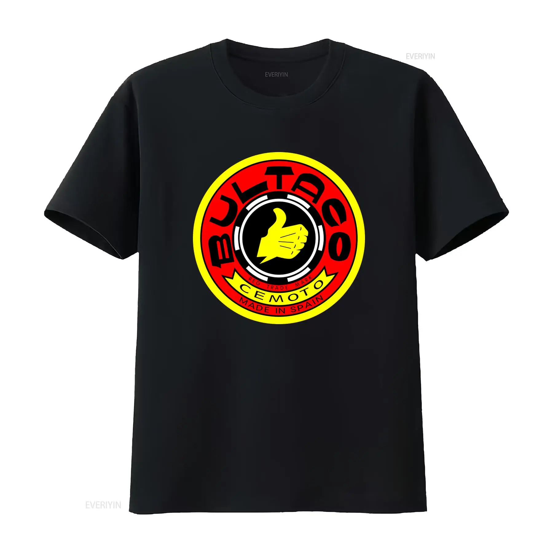 Vintage Fashion Logo - T-shirt vintage Bultaco Cemoto Made In