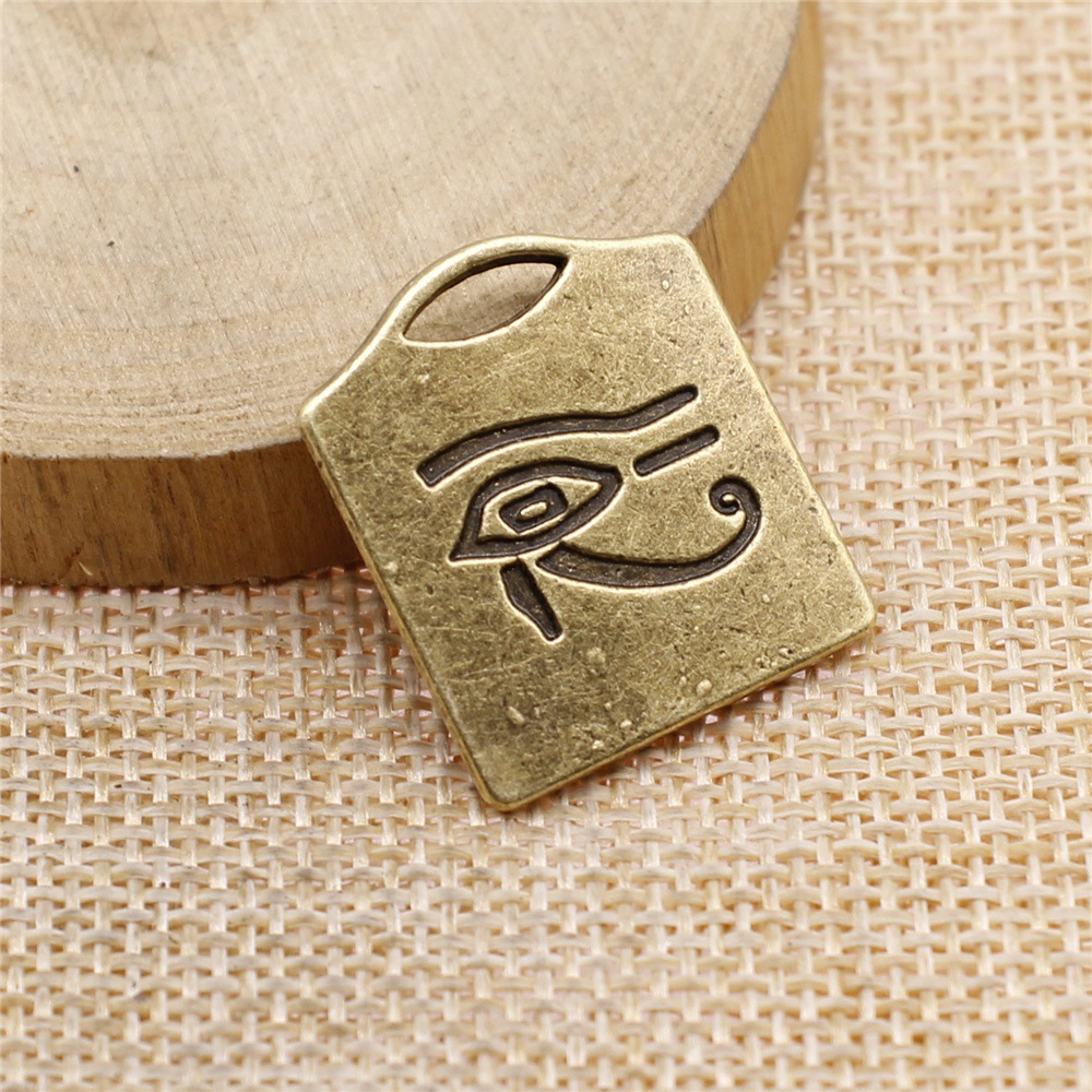 Vintage Fashion Tumblr - Breloques œil d'Horus égyptien antique couleur