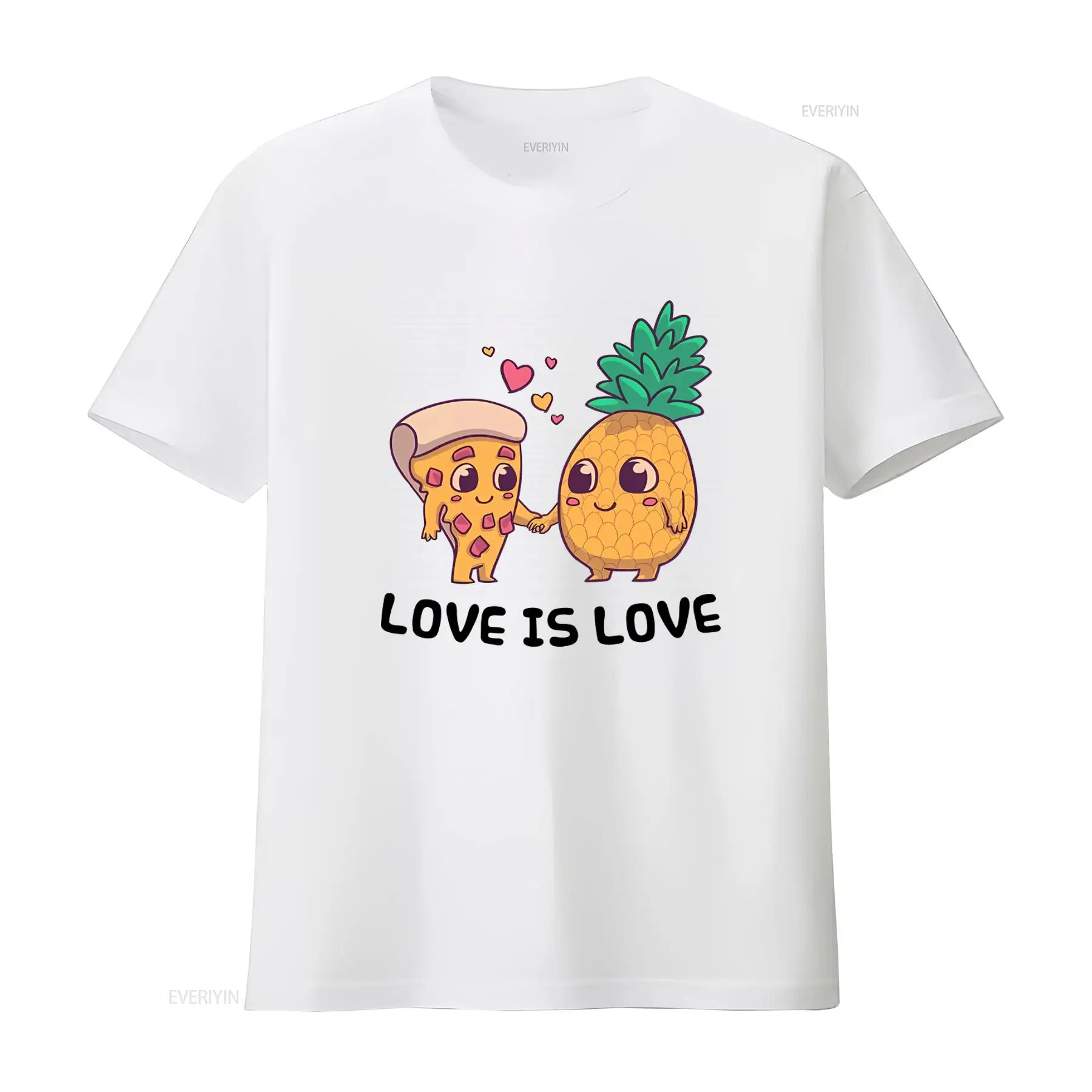 Vintage Fashion Community - T-shirt mignon motif pizza ananas, design