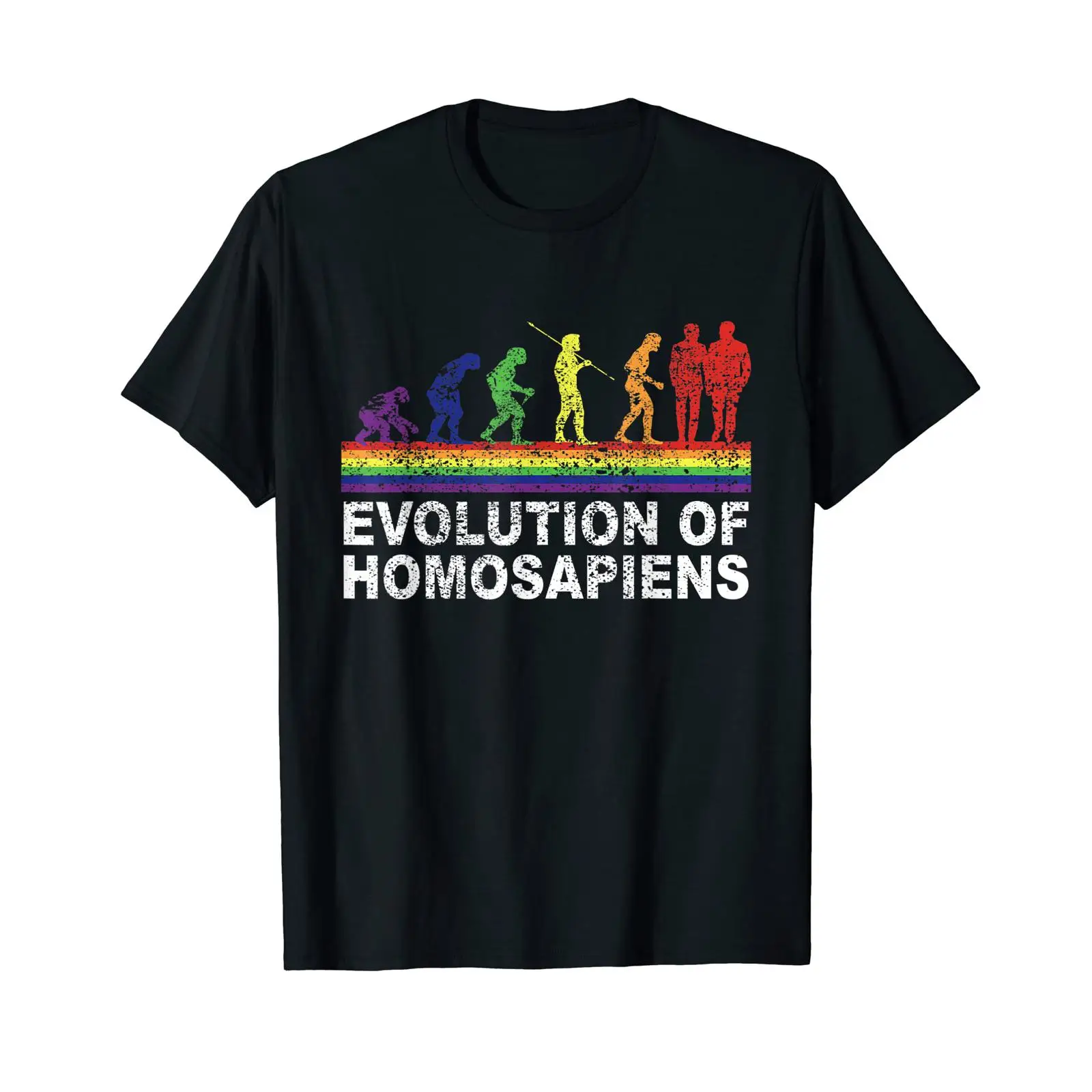 Vintage Fashion Community - T-shirt Gay Pride LGBT Community Evolution