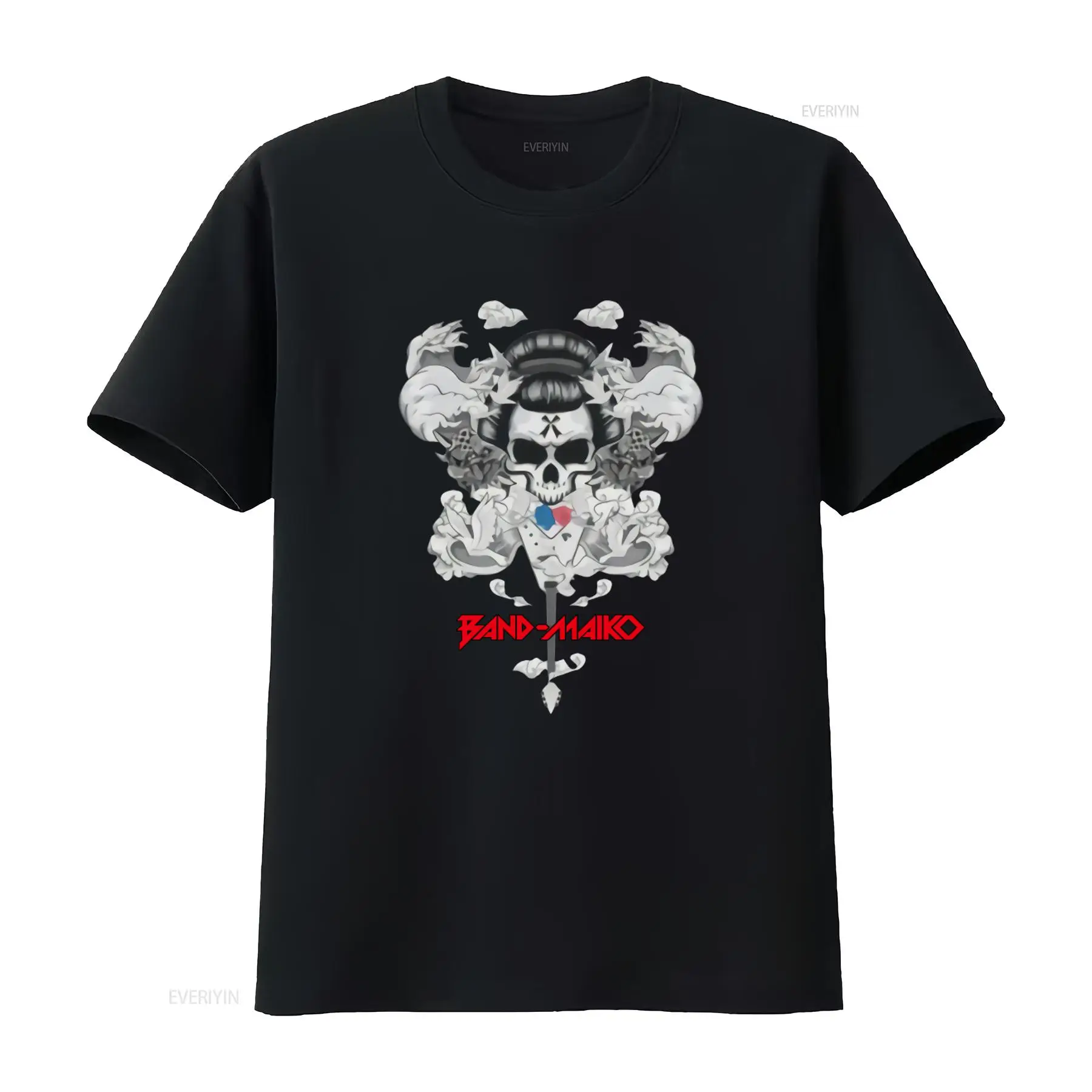 Vintage Fashion Buyer - T-shirt classique Maiko Skull Design, style