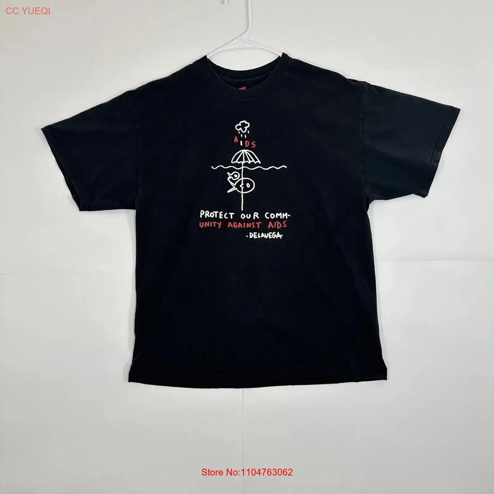 Vintage Fashion Community - T-shirt DELAVEGA pour homme adulte, noir,