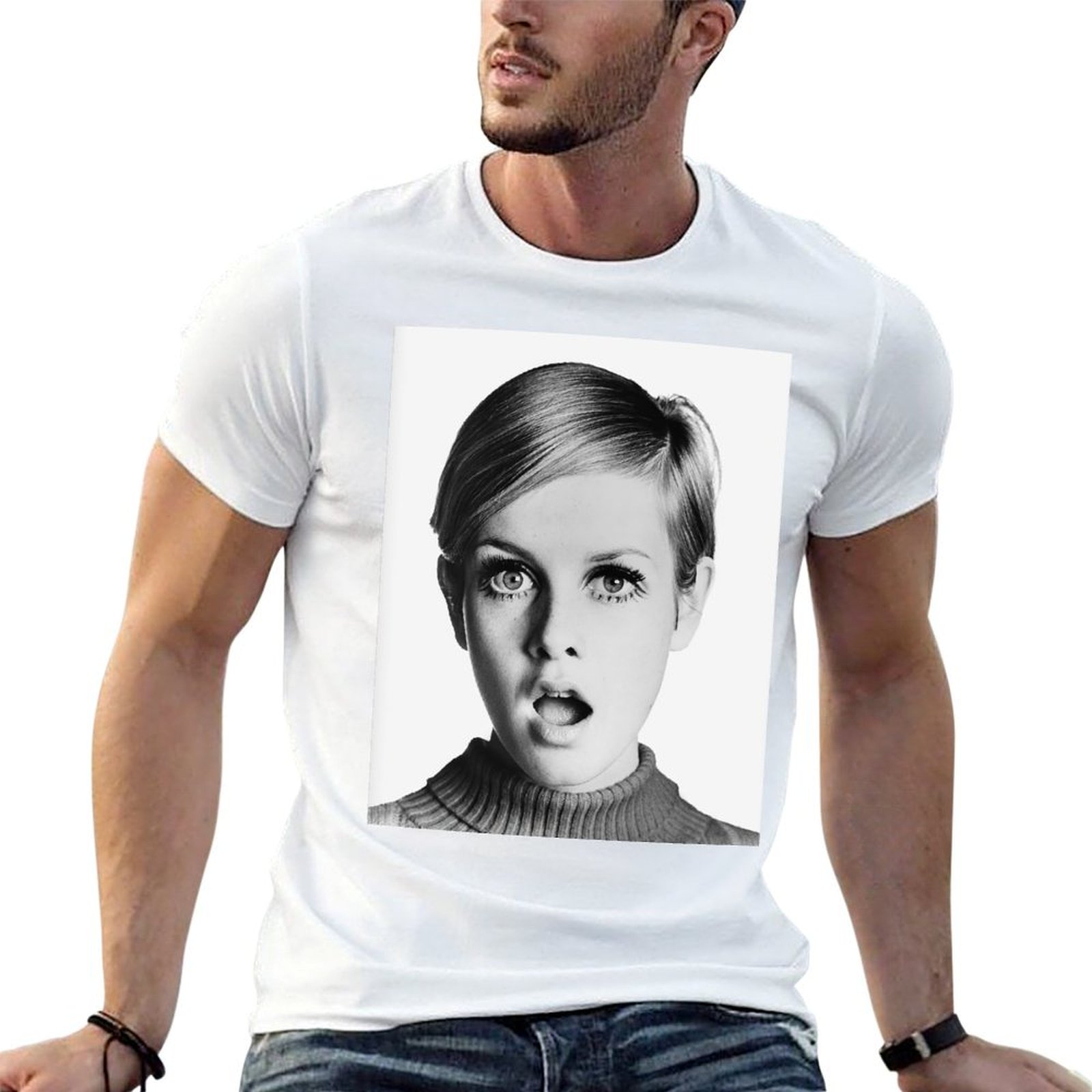 Vintage Fashion Icons - Twiggy, icône de la mode rétro,