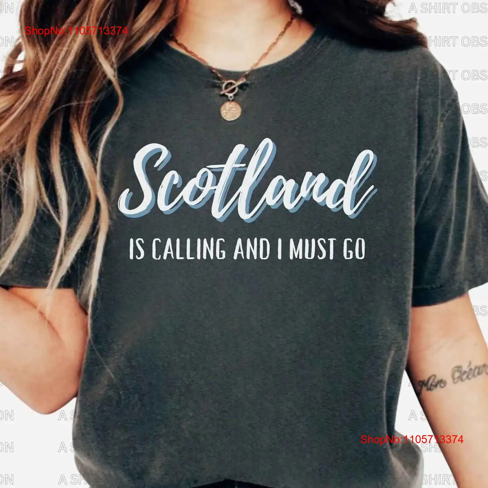 Vintage Fashion Edinburgh - T-shirt Écosais Gaélique Édimbourg Écosse Glasgow