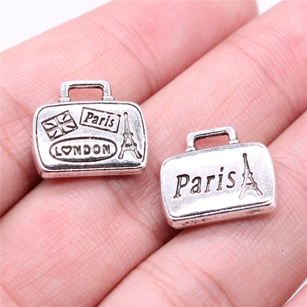 Vintage Fashion London - WYSIWYG 5 pièces 16x14mm couleur argent