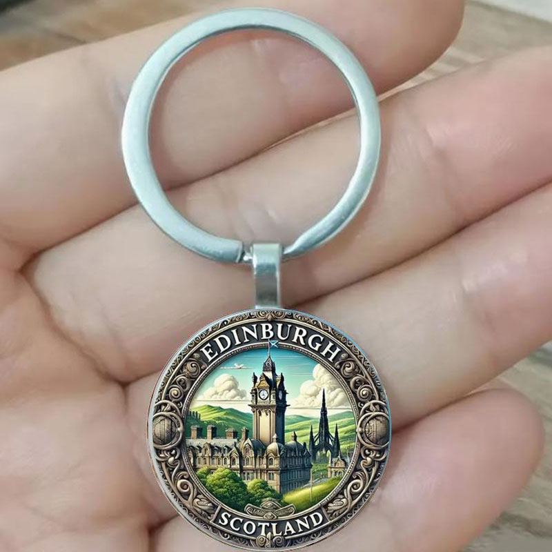 Vintage Fashion Edinburgh - Porte-clés écossais d'Embourg, un souvenir écossais