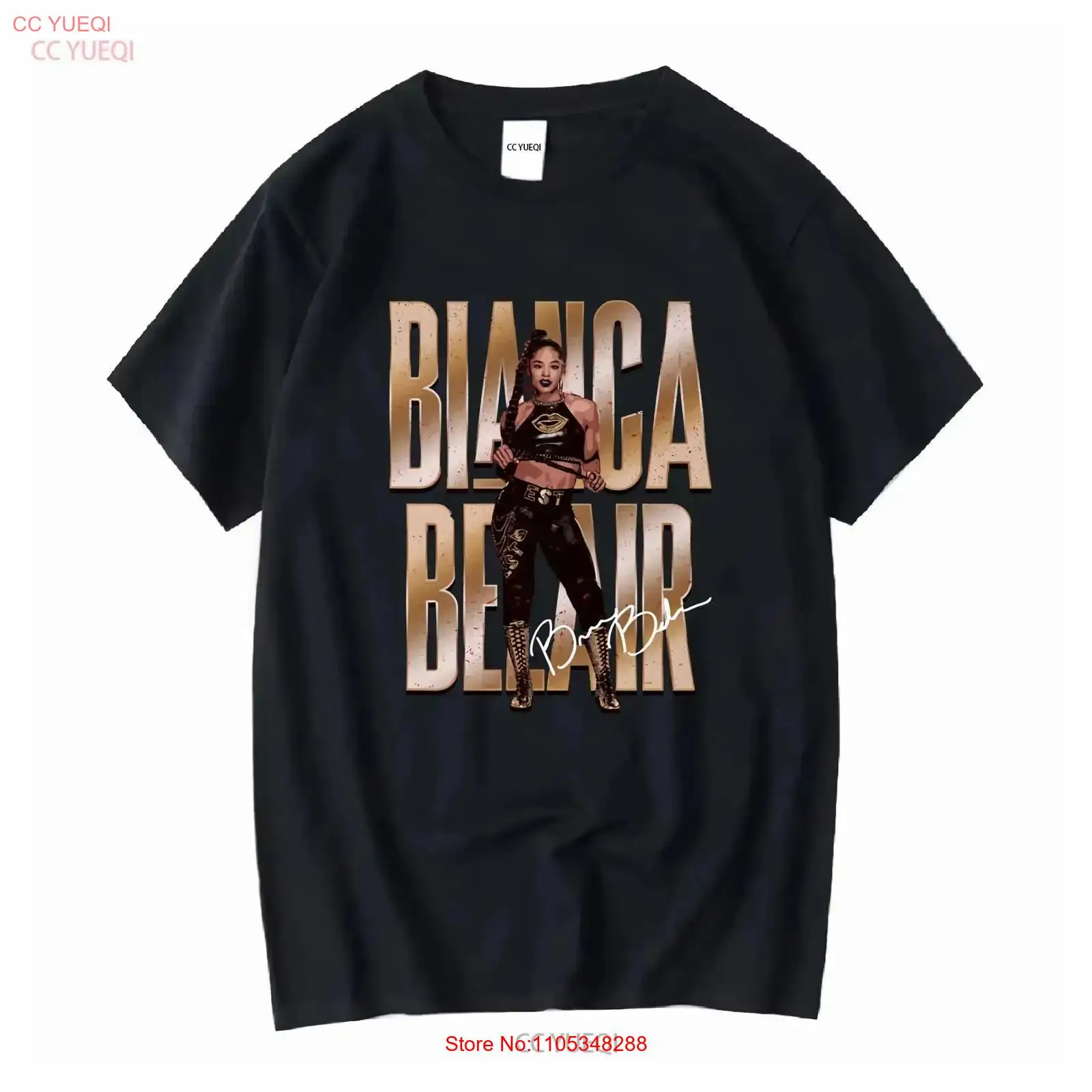 Vintage Fashion Wear - T-shirt Bianca Belair Signature Pose, vintage,