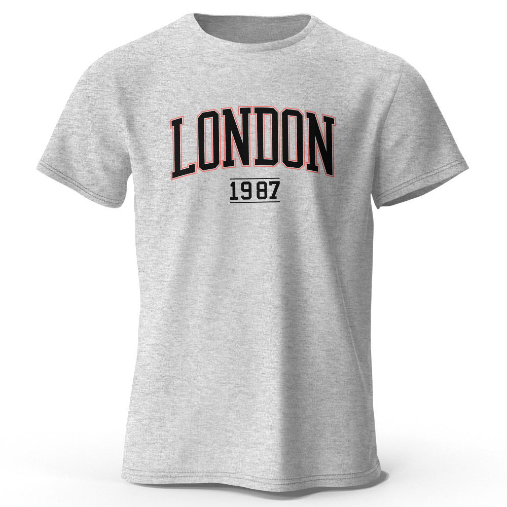 Vintage Fashion London - T-shirt vintage London 1987 pour homme,