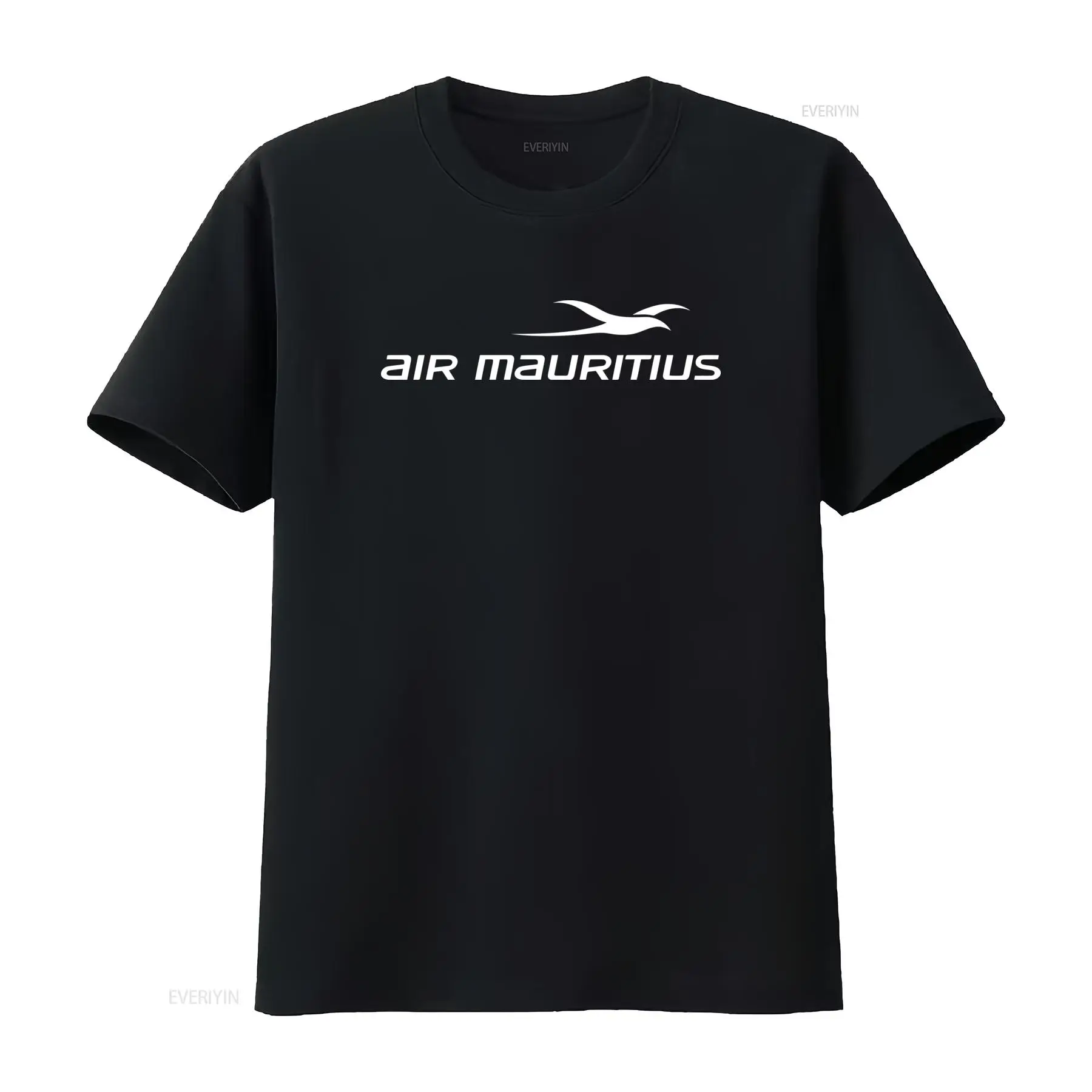 Vintage Fashion Logo - T-shirt en coton rouge Air Mauritius