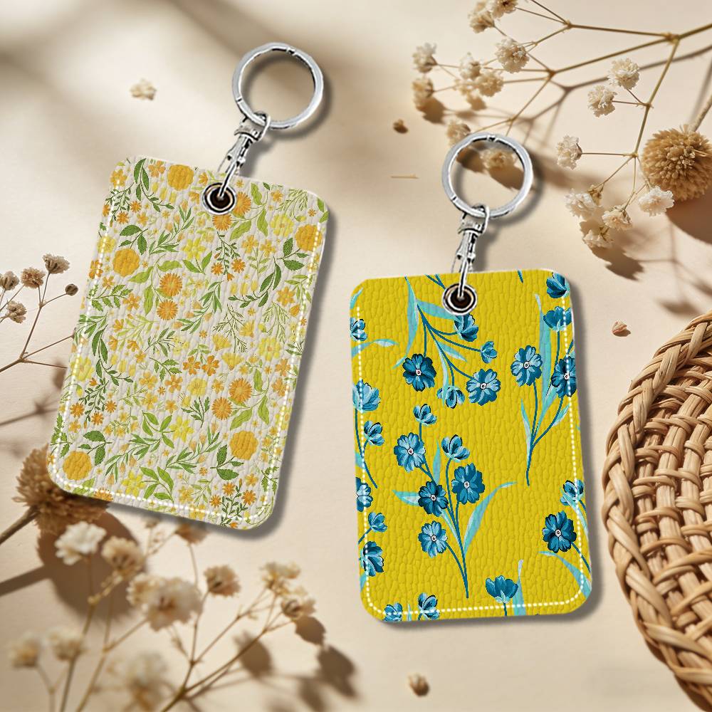 Porte-clés en cuir jaune à mot - Vintage Fashion Community avis et prix