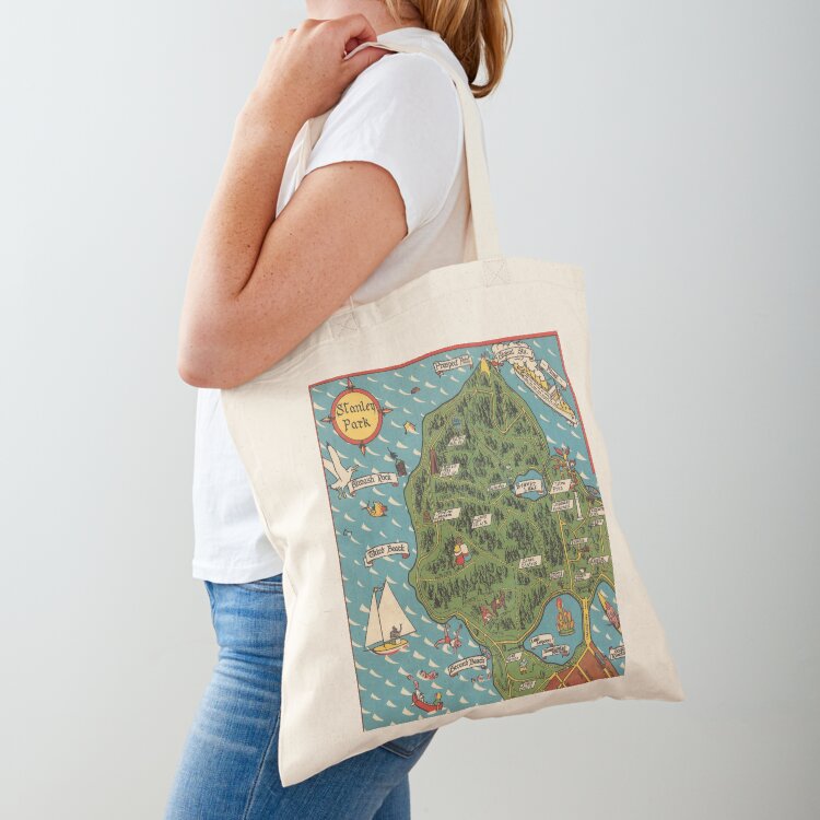 Sac fourre-tout en toile avec  - Vintage Fashion Vancouver avis et prix