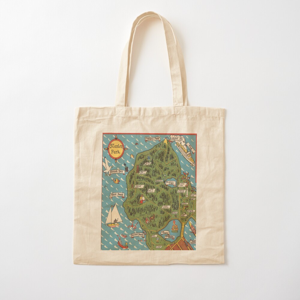 Sac fourre-tout en toile avec  - Vintage Fashion Vancouver avis et prix