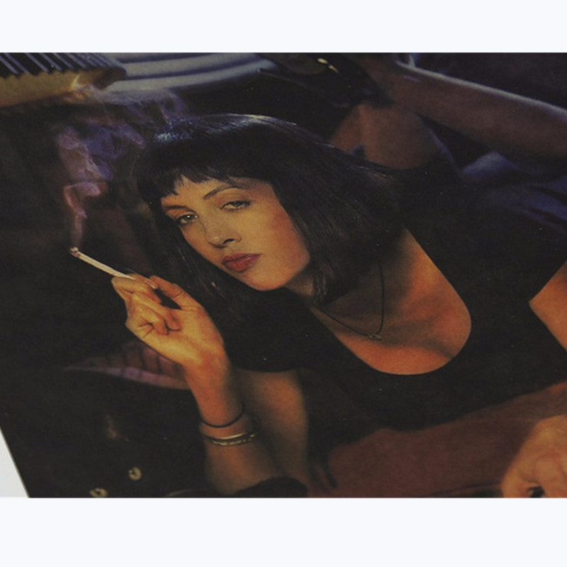 Pulp Fiction – affiche Vintage - Vintage Fashion Wallpaper avis et prix