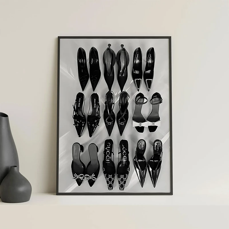 Affiche d'art de luxe à talons - Vintage Vogue Fashion Poster avis et prix