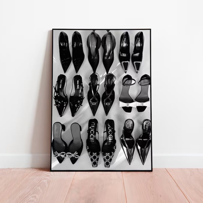 Affiche d'art de luxe à talons - Vintage Vogue Fashion Poster avis et prix