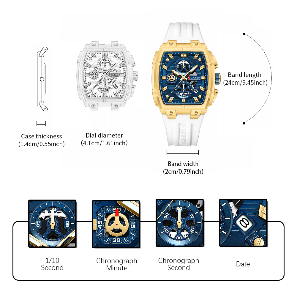 Montre vintage de luxe CURREN  - Vintage Fashion Watches avis et prix