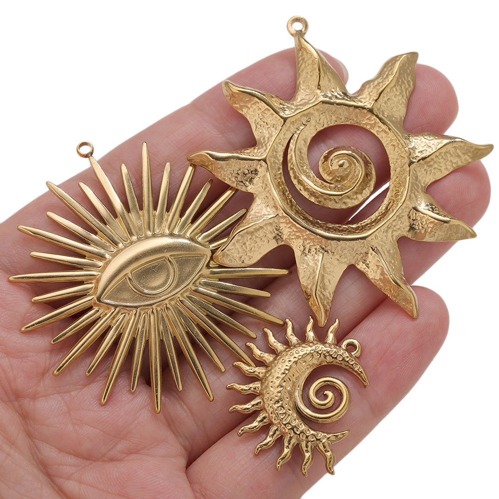 5 Breloques PVD Or en Acier In - Vintage Fashion Tumblr avis et prix