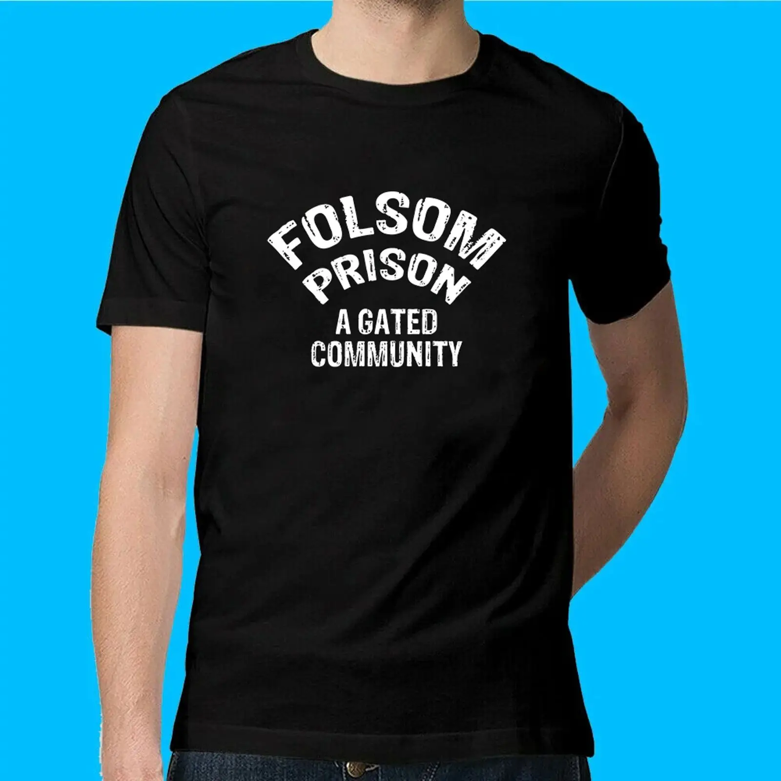 T-shirt drôle « Folsom State P - Vintage Fashion Community avis et prix