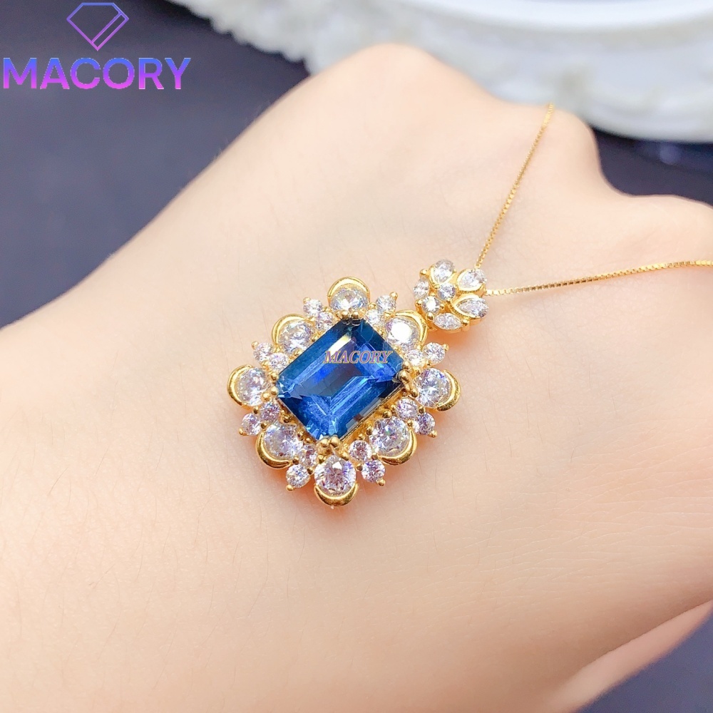 Collier pendentif en topaze bl - Vintage Fashion London avis et prix