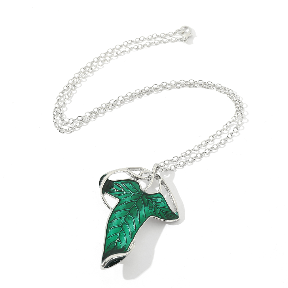 Collier pendentif feuille vert - Vintage Fashion Tumblr avis et prix