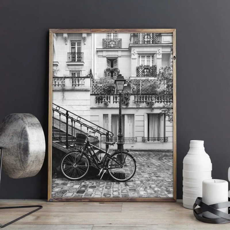 Affiche élégante en noir et bl - Vintage Vogue Fashion Poster avis et prix