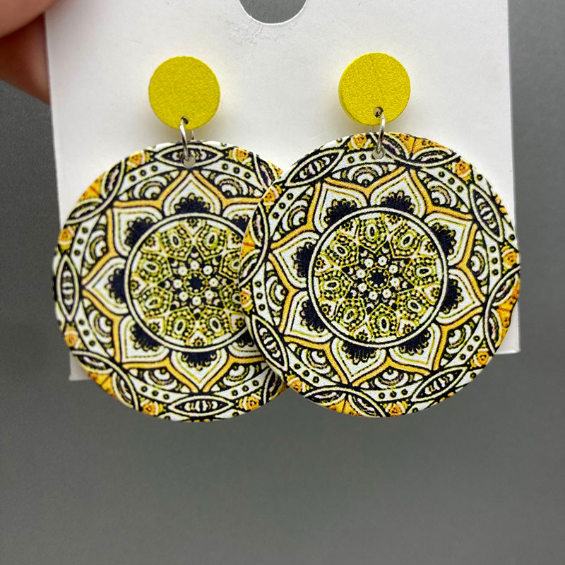 Boucles d'oreilles en bois imp - Vintage Fashion Illustrations avis et prix