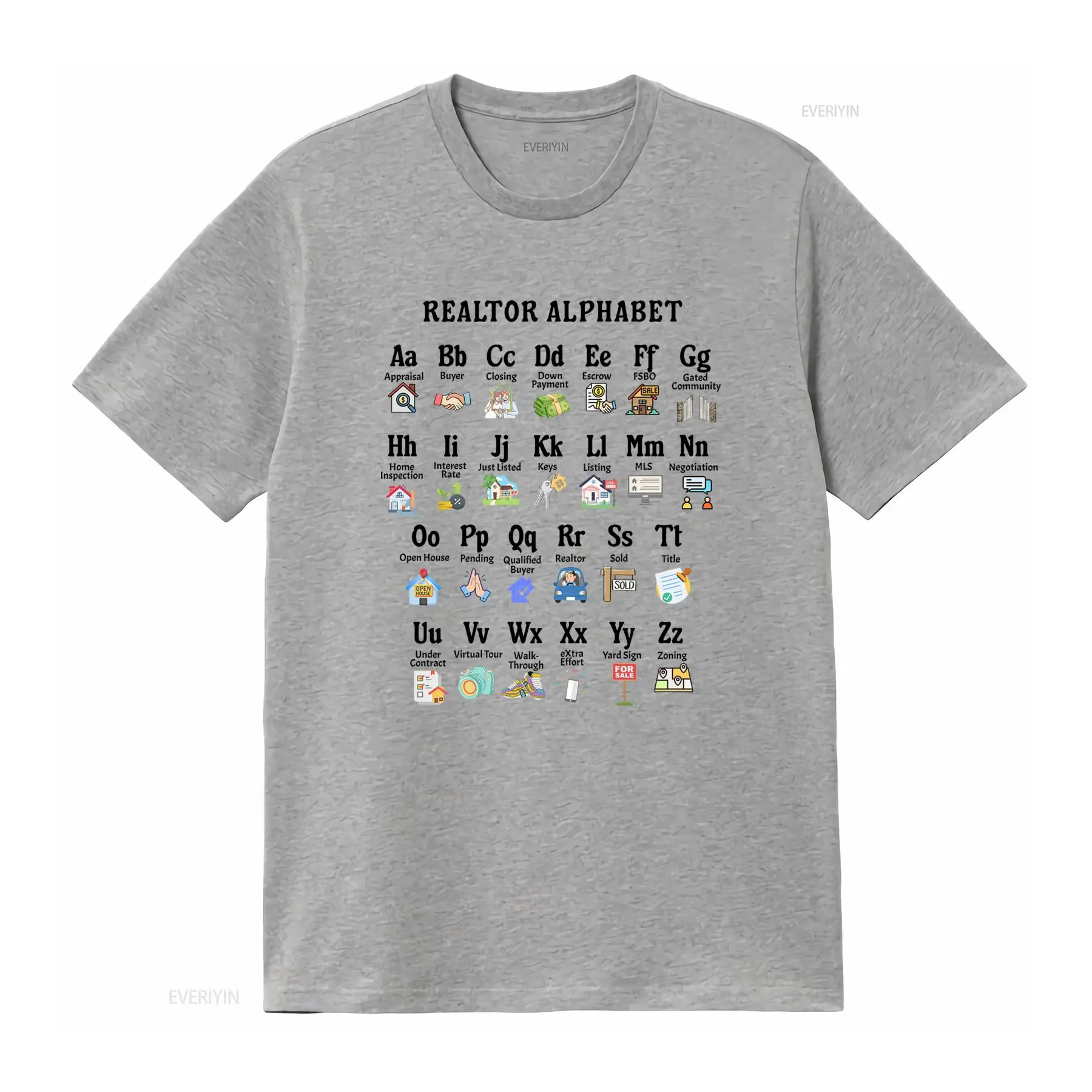 T-shirt décontracté unisexe av - Vintage Fashion Icons avis et prix