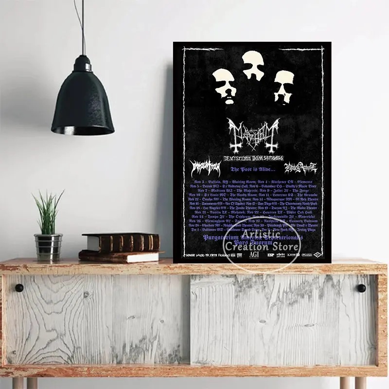 Mayhem-Affiches de groupe de m - Vintage Fashion Illustrations avis et prix