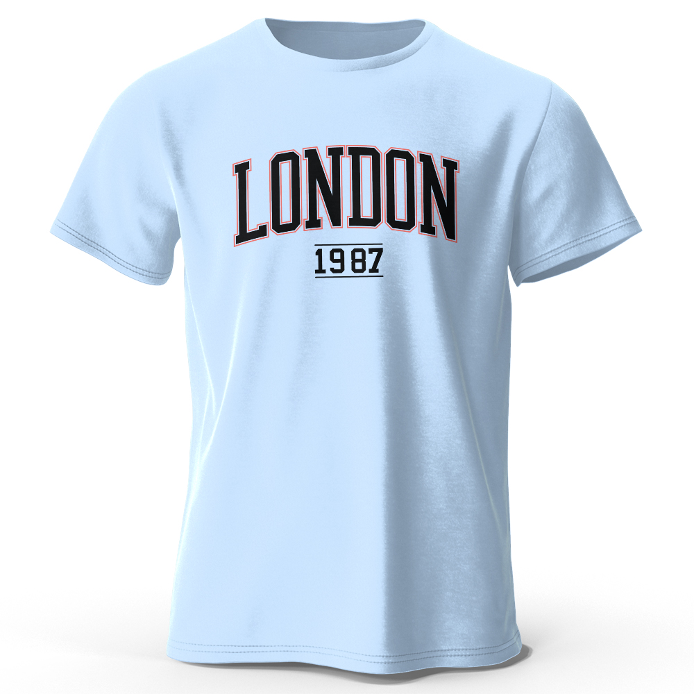 Hommes Londres 1987 Vintage T- - Vintage Fashion London avis et prix