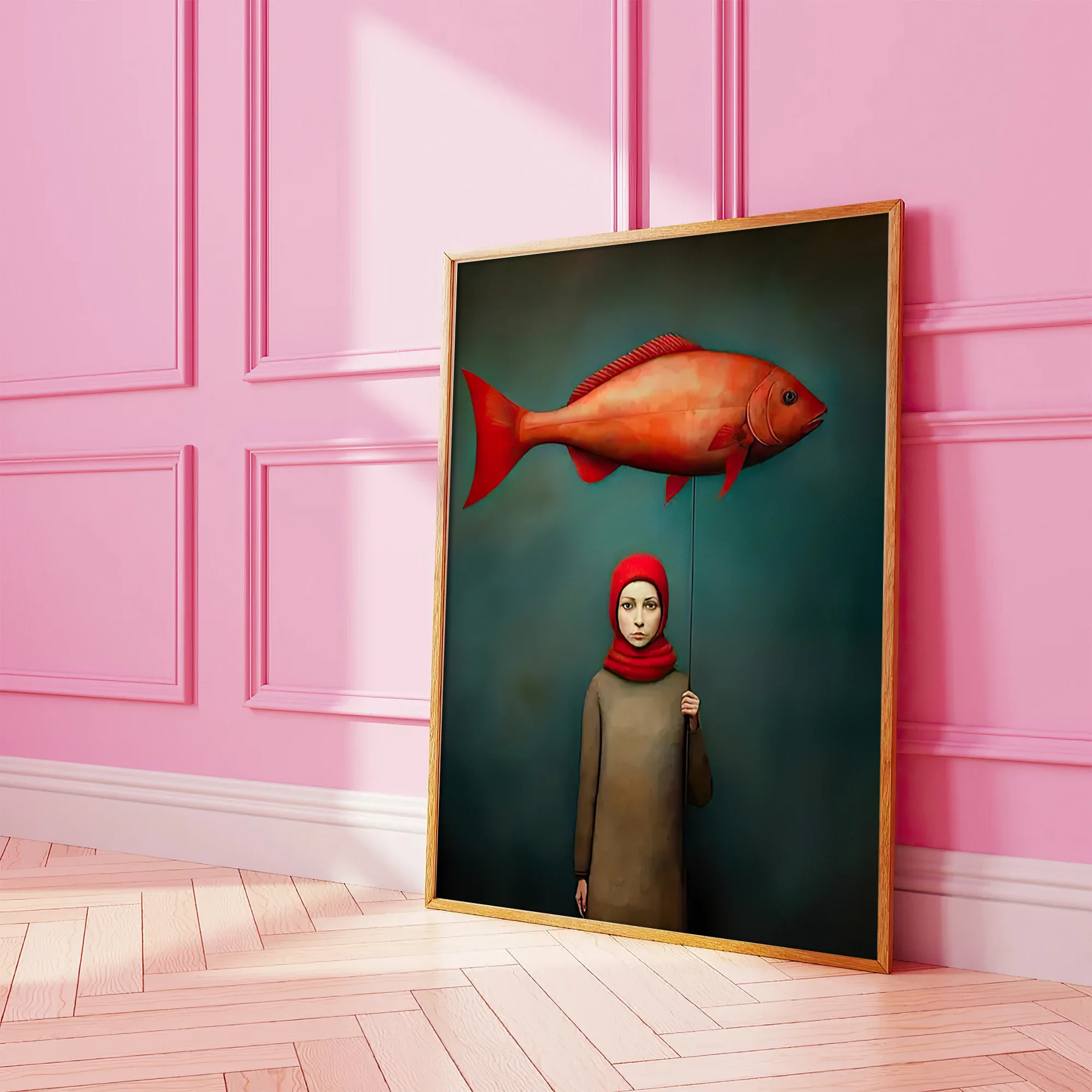 Toile de peinture de poisson à - Vintage Vogue Fashion Poster avis et prix