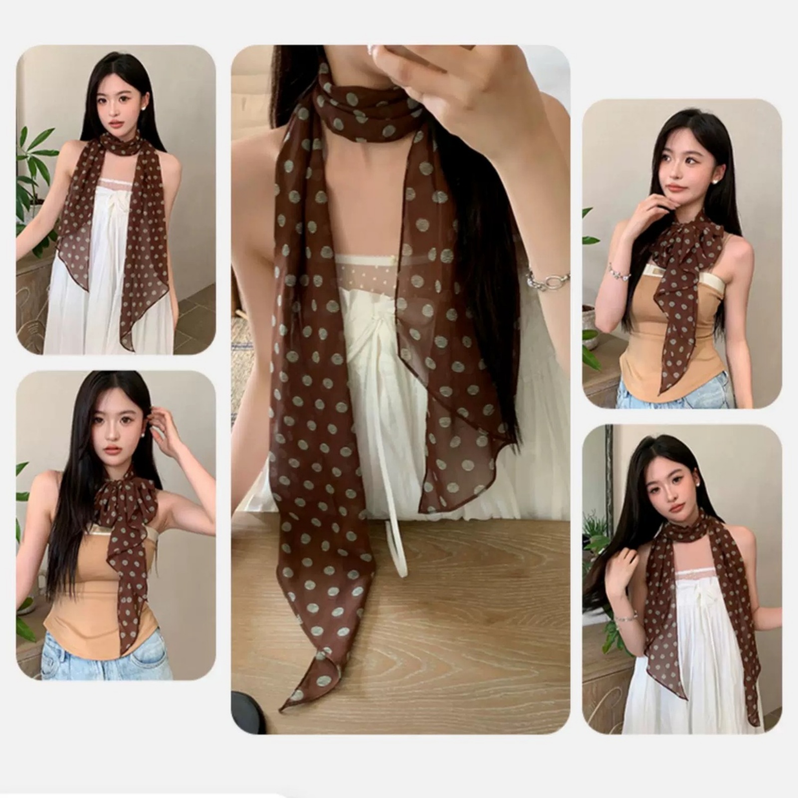 Écharpe en mousseline de soie  - Vintage Fashion Wear avis et prix