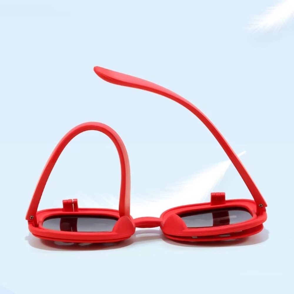 Lunettes de fortune rouges amu - Quirky Vintage Fashion avis et prix