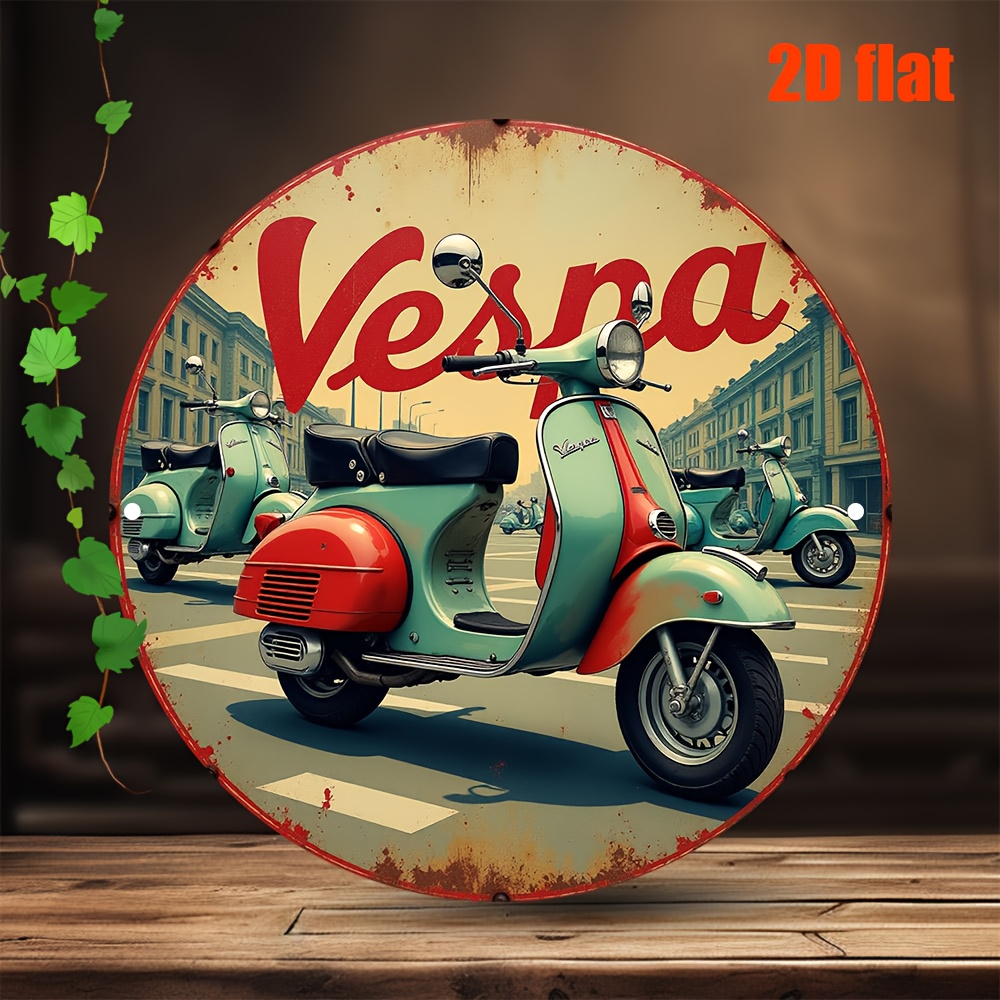 Art mural en métal pour scoote - Vintage Fashion Plates avis et prix