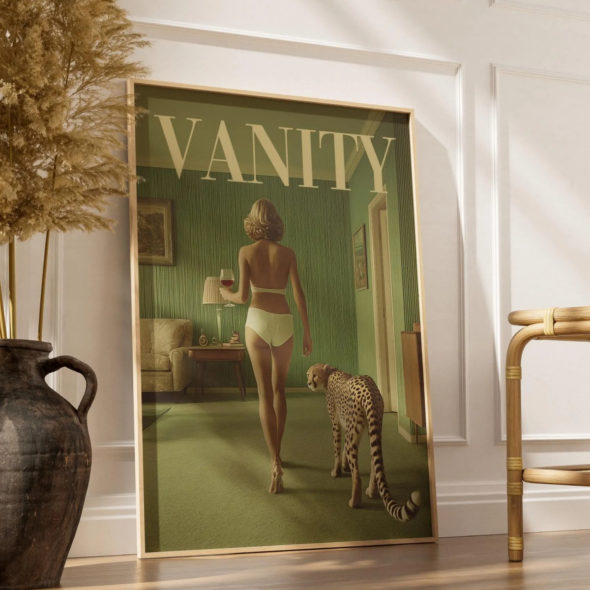 Affiche sur toile vintage Femm - Vintage Vogue Fashion Poster avis et prix
