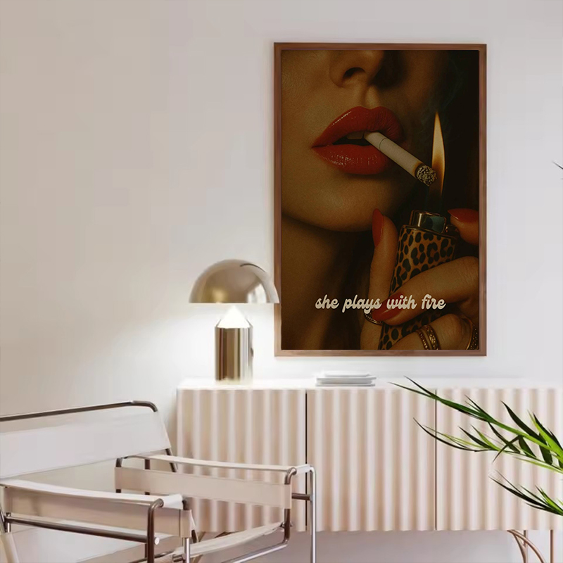 Affiche murale tendance léopar - Vintage Vogue Fashion Poster avis et prix