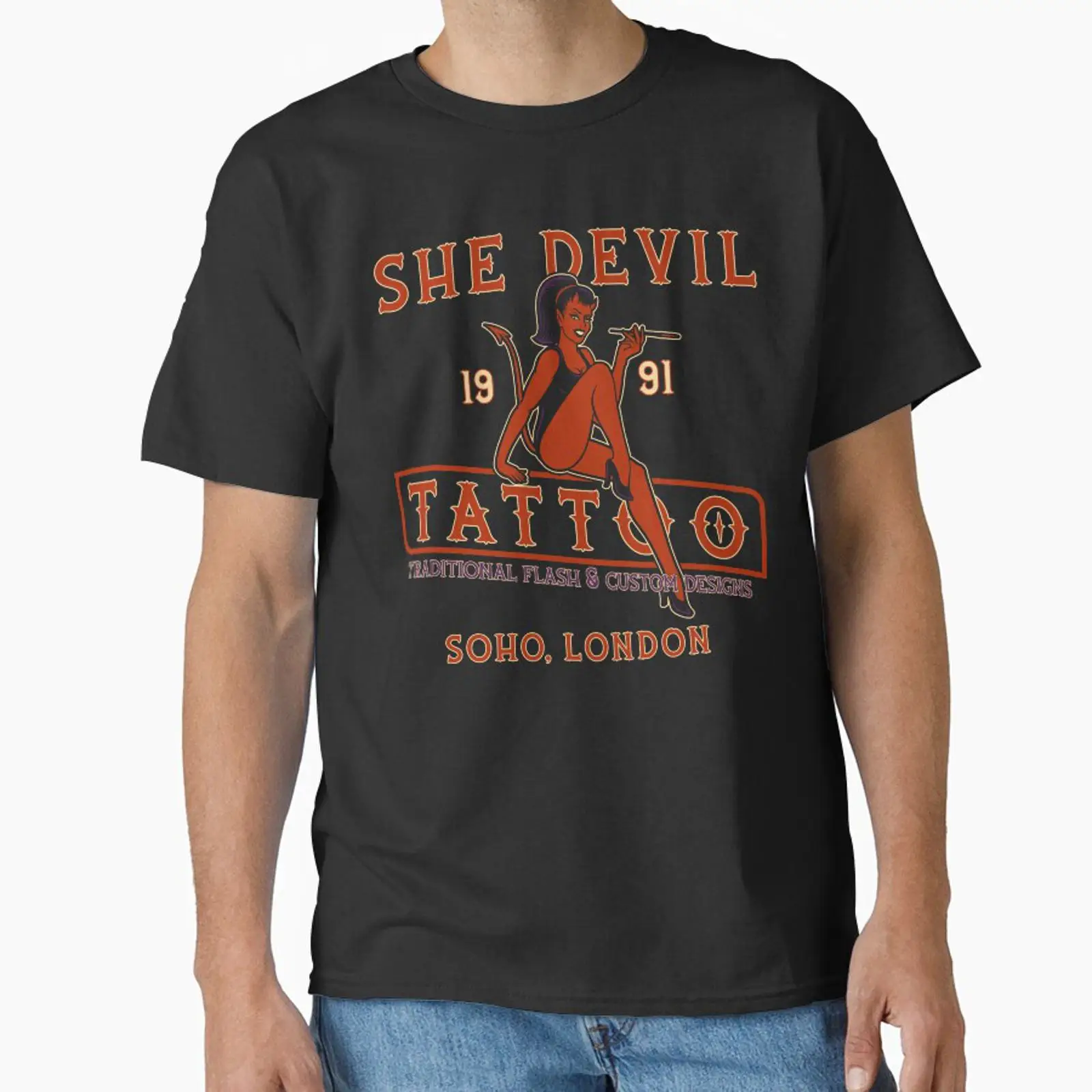 T-shirt classique vintage déla - Vintage Fashion London avis et prix