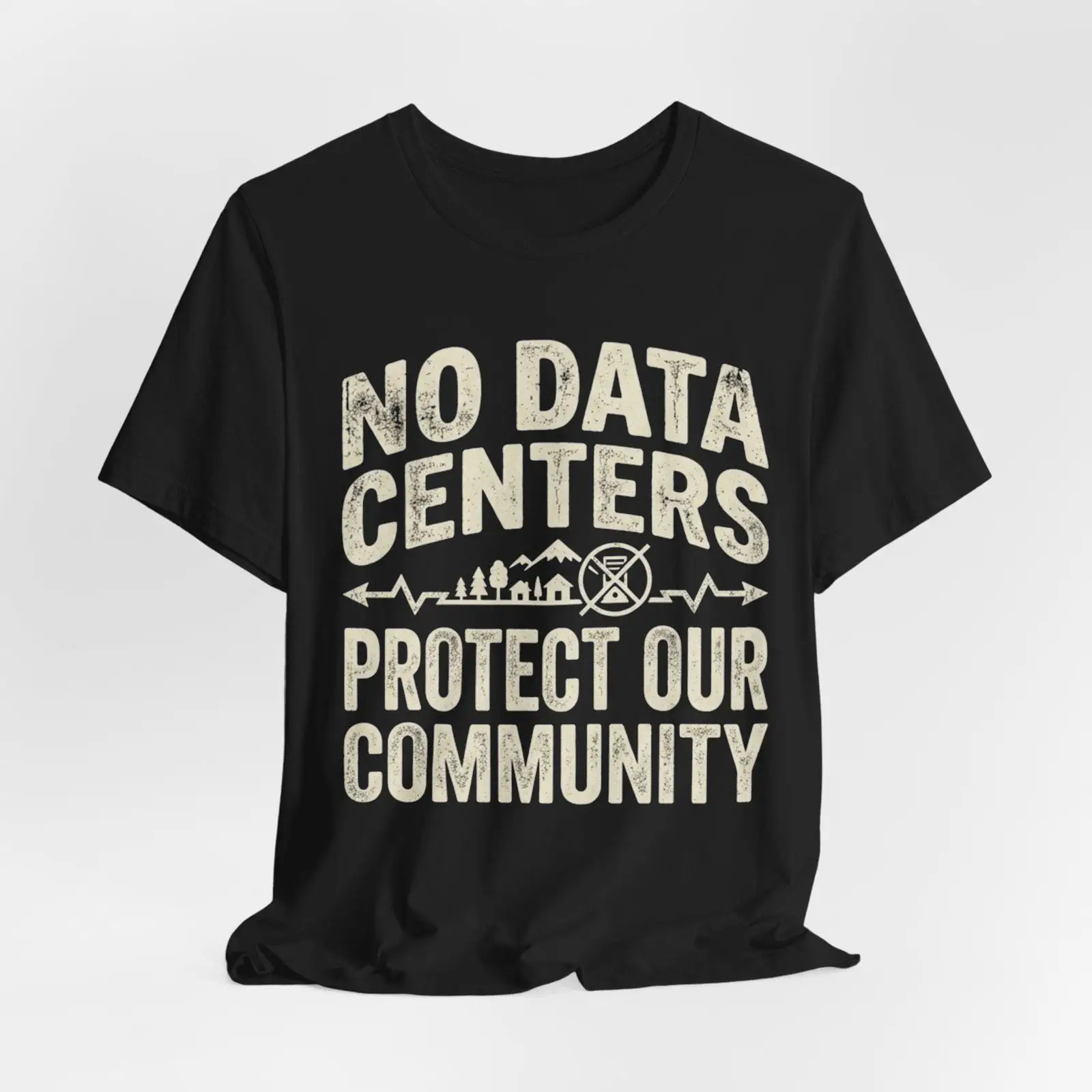 T-shirt rétro « No Data Center - Vintage Fashion Community avis et prix